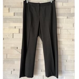 LAFAYETTE 148 Wool Blend Straight Leg Career Classic Minimalist Slacks Pants 18